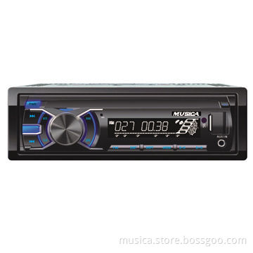 High-power car audio with FM radio, USB/SD, detachable panel